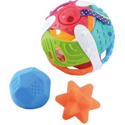 PlayGo Schüttel- und Roll-Sensorikball - 3 Stück. PlayGo Schüttel- und Roll-Sensorikball - 3 Stück.