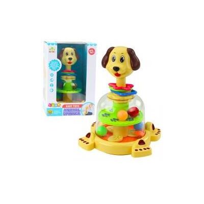 Lean Toys Interaktiver Kreisel für Kleinkinder, Hund, bunte Bälle Lean Toys Interaktiver Kreisel für Kleinkinder, Hund, bunte Bälle
