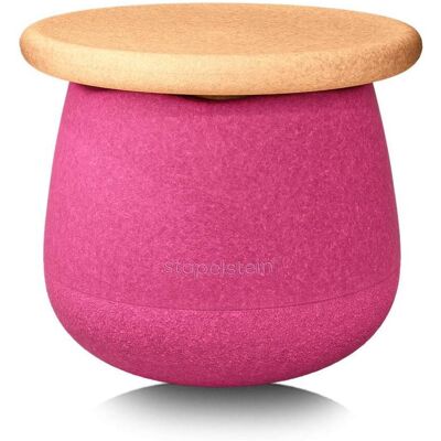 Stapelstein Beschäftigungsspielzeug Kinderhocker - pink / braun Stapelstein Beschäftigungsspielzeug Kinderhocker - pink / braun