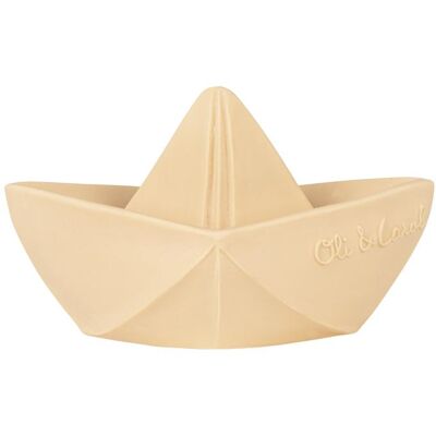 Oli & Carol Origami Boot Beißring - Natürlicher Gummibabyspielzeug Oli & Carol Origami Boot Beißring - Natürlicher Gummibabyspielzeug