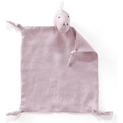 Kids Concept, Schmusetuch, Dino Leinen, rosa (30 x 26 cm) Kids Concept, Schmusetuch, Dino Leinen, rosa (30 x 26 cm)