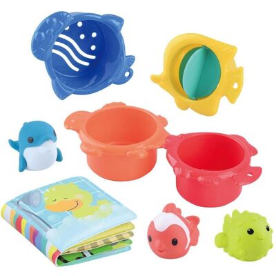 Play Splashy Badespielzeug, 8 Stück. Play Splashy Badespielzeug, 8 Stück.