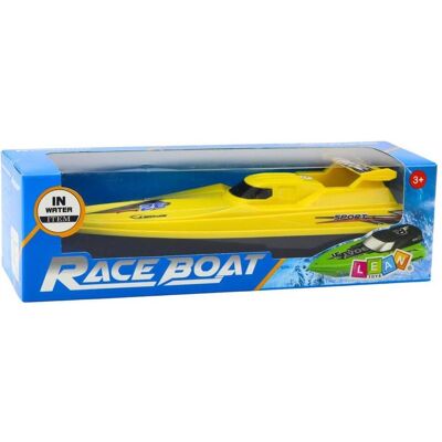 Lean Toys Lean Motorboot Schwimmendes Boot Batterie Gelb Lean Toys Lean Motorboot Schwimmendes Boot Batterie Gelb