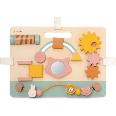 Trixie Baby Aktivitätentafel aus Holz Katze Trixie Baby Aktivitätentafel aus Holz Katze