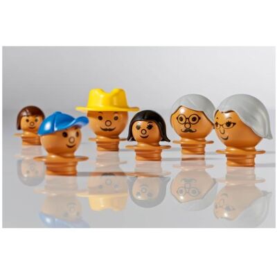 Plasticant Mobilo Figuren braun 128 6tlg. 3+ Plasticant Mobilo Figuren braun 128 6tlg. 3+