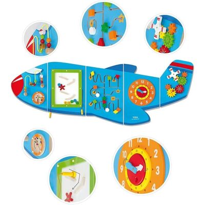Viga Toys Wandspeelvliegtuig für Kinder ab 3 Jahren Viga Toys Wandspeelvliegtuig für Kinder ab 3 Jahren