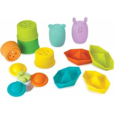 Infantino Baby-Badset - 11 Teile - Silikon Infantino Baby-Badset - 11 Teile - Silikon