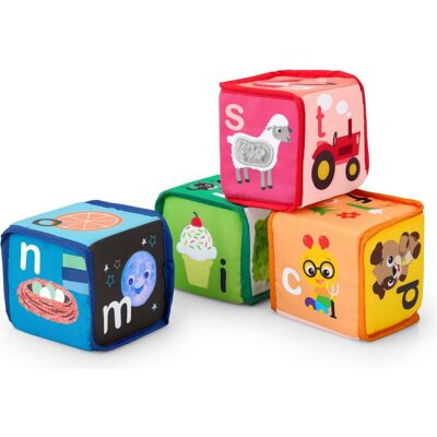 Baby Einstein Alpha Stacks™ bløde aktivitetsklodser Baby Einstein Alpha Stacks™ bløde aktivitetsklodser
