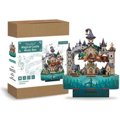 Tonecheer Magischer Castle Buch Nook 3D Puzzle - Buch Nook 3D Puzzle Tonecheer Magischer Castle Buch Nook 3D Puzzle - Buch Nook 3D Puzzle