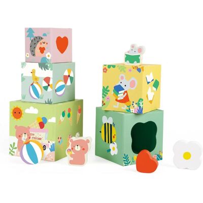 Classic World Stapelbausteine mit Waldtieren, 10 Stk. Classic World Stapelbausteine mit Waldtieren, 10 Stk.