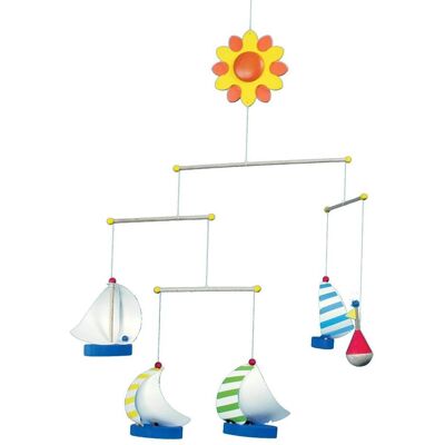 Niermann Stand By - Segelschiff Mobile Natur - Babymobil Niermann Stand By - Segelschiff Mobile Natur - Babymobil
