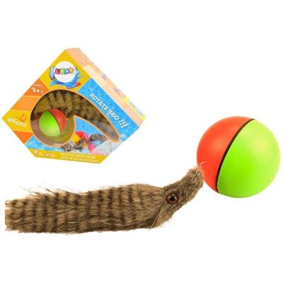 Lean Toys Interaktiver Ball mit einem flauschigen Frettchen Lean Toys Interaktiver Ball mit einem flauschigen Frettchen