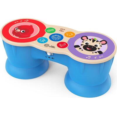 Hape Blaue Holz-Magic Touch Trommel - Musikinstrument für 6+ Monate Hape Blaue Holz-Magic Touch Trommel - Musikinstrument für 6+ Monate