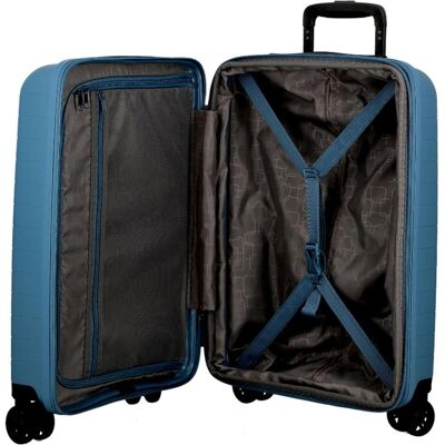 Jump Striper 4 Rollen Trolley 77 cm mit Dehnfalte, Koffer, Blau Jump Striper 4 Rollen Trolley 77 cm mit Dehnfalte, Koffer, Blau
