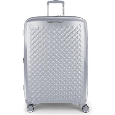 Gabol Queens 4 Rollen Trolley L 75 cm mit Dehnfalte, Koffer, Silber Gabol Queens 4 Rollen Trolley L 75 cm mit Dehnfalte, Koffer, Silber