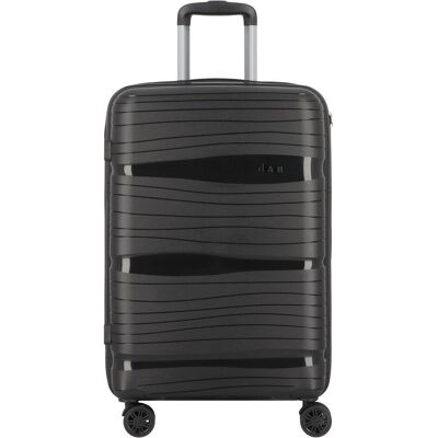 D&N Travel Line 4300 4 Rollen Trolley M 68 cm, Koffer, Schwarz D&N Travel Line 4300 4 Rollen Trolley M 68 cm, Koffer, Schwarz