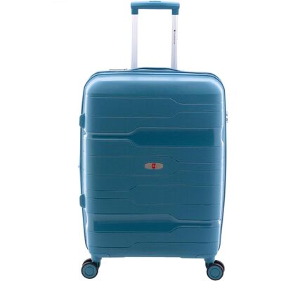 Gladiator 3800 4 Rollen Trolley 67 cm mit Dehnfalte, Koffer, Blau Gladiator 3800 4 Rollen Trolley 67 cm mit Dehnfalte, Koffer, Blau