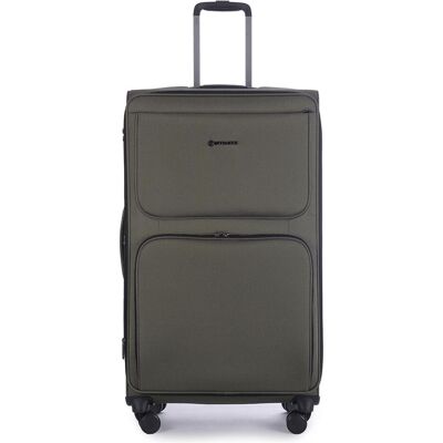 Stratic Bendigo Light Plus 4-Rollen Trolley 84 cm Laptopfach, Koffer, Beige Stratic Bendigo Light Plus 4-Rollen Trolley 84 cm Laptopfach, Koffer, Beige