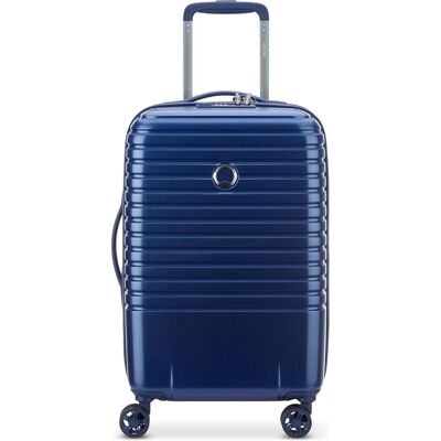 Delsey Caumartin 4-Doppelrollen Kabinentrolley 55 cm, Koffer, Blau Delsey Caumartin 4-Doppelrollen Kabinentrolley 55 cm, Koffer, Blau