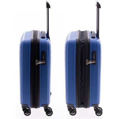 Gladiator 1700 4 Rollen Kabinentrolley 55 cm mit Dehnfalte, Koffer, Blau Gladiator 1700 4 Rollen Kabinentrolley 55 cm mit Dehnfalte, Koffer, Blau
