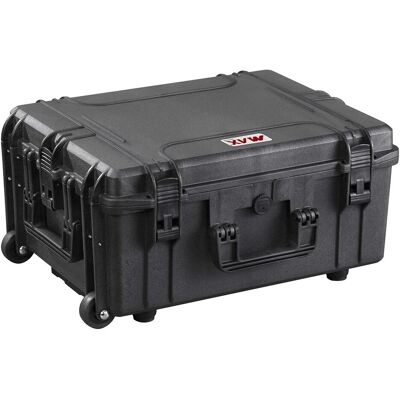 Max Luftdichter Koffer mit Trolley, wasserdicht und schockresistent, Koffer, Schwarz Max Luftdichter Koffer mit Trolley, wasserdicht und schockresistent, Koffer, Schwarz