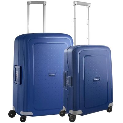 Samsonite S'cure Spinner 55+69 cm dunkelblau Kofferset, Koffer, Blau Samsonite S'cure Spinner 55+69 cm dunkelblau Kofferset, Koffer, Blau