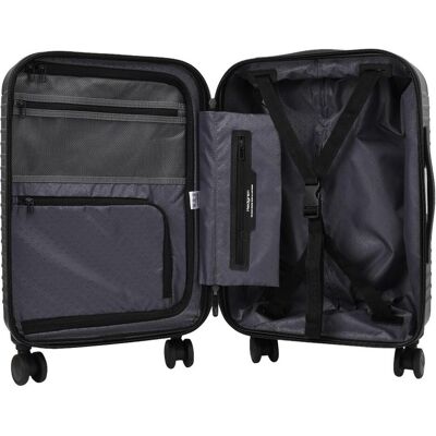 Hedgren Raku Yuno 22 / 55 cm Spinner + Front Pocket, Koffer, Schwarz Hedgren Raku Yuno 22 / 55 cm Spinner + Front Pocket, Koffer, Schwarz