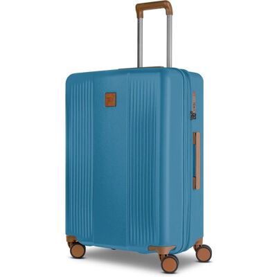 Brics Ferrara 4 Rollen Trolley M 67 cm mit Dehnfalte, Koffer, Blau Brics Ferrara 4 Rollen Trolley M 67 cm mit Dehnfalte, Koffer, Blau