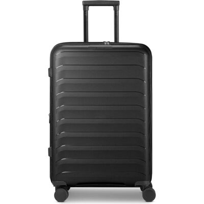 D&N Toronto 4 Rollen Trolley M 65 cm mit Dehnfalte, Koffer, Schwarz D&N Toronto 4 Rollen Trolley M 65 cm mit Dehnfalte, Koffer, Schwarz