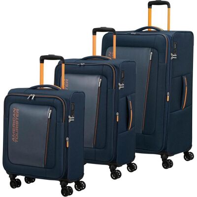 American Tourister Aktivus 3 PC Set A, Koffer, Blau American Tourister Aktivus 3 PC Set A, Koffer, Blau