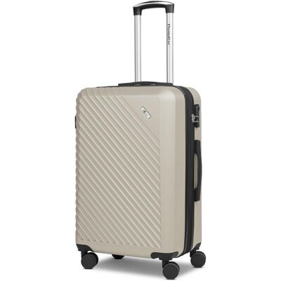 Check.In Paradise 2.0 4 Rollen Trolley M 68 cm mit Dehnfalte, Koffer, Grau Check.In Paradise 2.0 4 Rollen Trolley M 68 cm mit Dehnfalte, Koffer, Grau