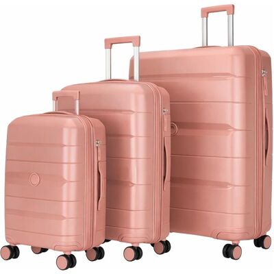 Avizar 3-teiliges Hartschalen-Kofferset, Koffer, Pink, Rosa Avizar 3-teiliges Hartschalen-Kofferset, Koffer, Pink, Rosa