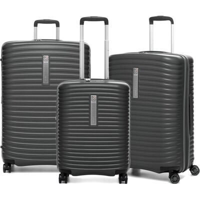 Modo by Roncato Set von 3 Trolleys G+M+C 4 W Vega Koffer, Koffer, Grau Modo by Roncato Set von 3 Trolleys G+M+C 4 W Vega Koffer, Koffer, Grau