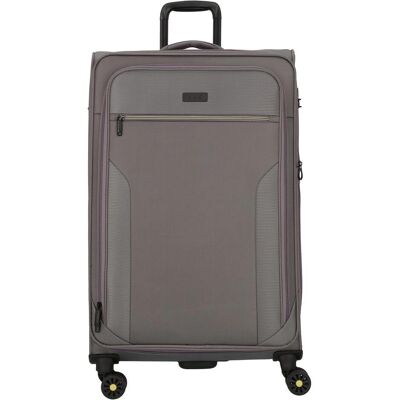 D&N Travel Line 9704 4 Rollen Trolley L 78 cm mit Dehnfalte, Koffer, Grau D&N Travel Line 9704 4 Rollen Trolley L 78 cm mit Dehnfalte, Koffer, Grau