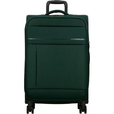 Jump Monthélys 4 Rollen Trolley 67 cm mit Dehnfalte, Koffer, Grün Jump Monthélys 4 Rollen Trolley 67 cm mit Dehnfalte, Koffer, Grün
