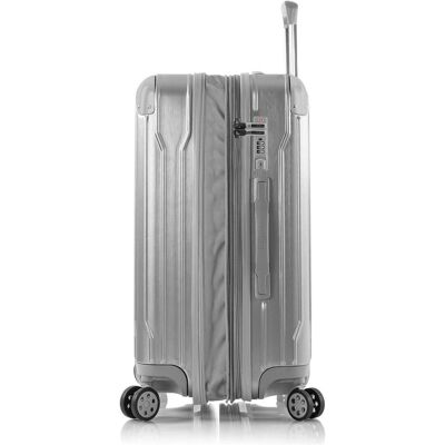 Heys Xtrak 4 Rollen Kofferset 3-teilig mit Dehnfalte, Koffer, Silber Heys Xtrak 4 Rollen Kofferset 3-teilig mit Dehnfalte, Koffer, Silber