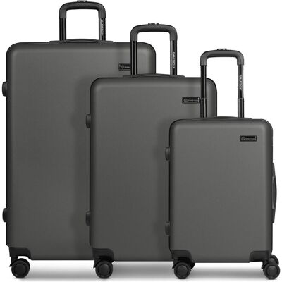 Smartbox Edition 05 4 Rollen Kofferset 3-teilig, Koffer, Grau Smartbox Edition 05 4 Rollen Kofferset 3-teilig, Koffer, Grau