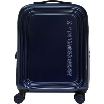 Mandarina Duck Logoduck + Metal 4 Rollen Trolley 55 cm mit Dehnfalte, Koffer, Blau Mandarina Duck Logoduck + Metal 4 Rollen Trolley 55 cm mit Dehnfalte, Koffer, Blau