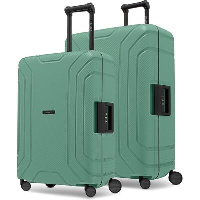 Redolz Essentials 15 4-Rollen Kofferset 2tlg. mit Dreipunktverschluss, Koffer, Grün Redolz Essentials 15 4-Rollen Kofferset 2tlg. mit Dreipunktverschluss, Koffer, Grün