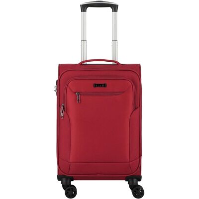 D&N Travel Line 6854 4-Rollen Kabinentrolley 55 cm, Koffer, Rot D&N Travel Line 6854 4-Rollen Kabinentrolley 55 cm, Koffer, Rot