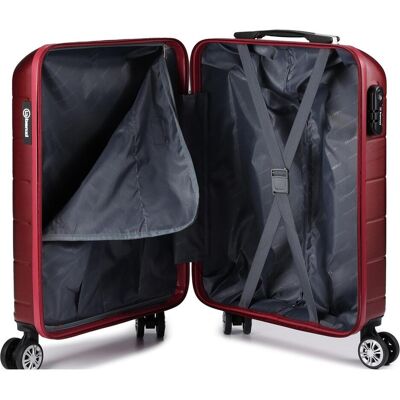 Benzi 5583 4 Rollen Kabinentrolley 55 cm, Koffer, Rot Benzi 5583 4 Rollen Kabinentrolley 55 cm, Koffer, Rot