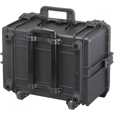 Max Wasserdichte, schockfeste Trolley-Koffer mit Rädern für empfindliche Geräte, Koffer, Schwarz Max Wasserdichte, schockfeste Trolley-Koffer mit Rädern für empfindliche Geräte, Koffer, Schwarz