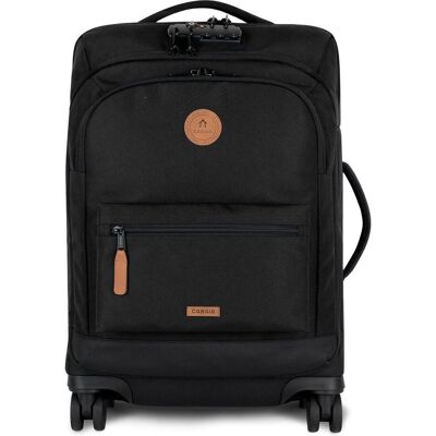 Cabaia Trolley Soft Suitcase 4 Wheels Small, Koffer, Schwarz Cabaia Trolley Soft Suitcase 4 Wheels Small, Koffer, Schwarz