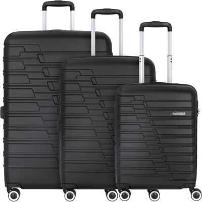 American Tourister Activair 3 4-Rollen Kofferset 3tlg., Koffer, Schwarz American Tourister Activair 3 4-Rollen Kofferset 3tlg., Koffer, Schwarz
