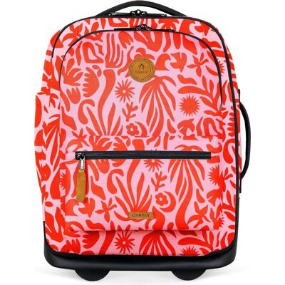 Cabaia Soft Suitcase 2 Wheels All Over Trolley, Koffer, Pink Cabaia Soft Suitcase 2 Wheels All Over Trolley, Koffer, Pink