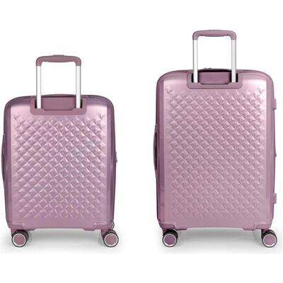 Gabol Queens 4 Rollen Kofferset 2-teilig mit Dehnfalte, Koffer, Violett Gabol Queens 4 Rollen Kofferset 2-teilig mit Dehnfalte, Koffer, Violett