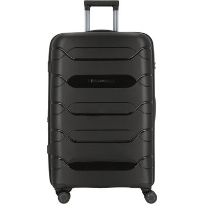 Polestream Strz by Asteroid 4 Rollen Trolley L 74 cm mit Dehnfalte, Koffer, Schwarz Polestream Strz by Asteroid 4 Rollen Trolley L 74 cm mit Dehnfalte, Koffer, Schwarz