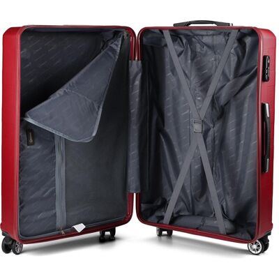 Benzi 5330 4 Rollen Trolley L 75 cm, Koffer, Rot Benzi 5330 4 Rollen Trolley L 75 cm, Koffer, Rot