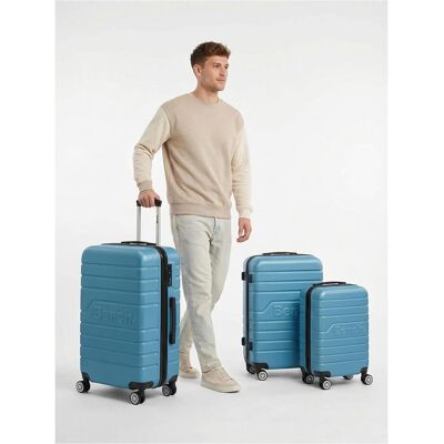 Bench Seattle 4 Rollen Kofferset 3-teilig, Koffer, Blau Bench Seattle 4 Rollen Kofferset 3-teilig, Koffer, Blau