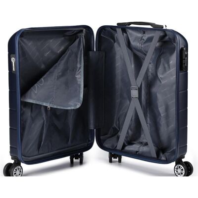 Benzi 5583 4 Rollen Kabinentrolley 55 cm, Koffer, Blau Benzi 5583 4 Rollen Kabinentrolley 55 cm, Koffer, Blau